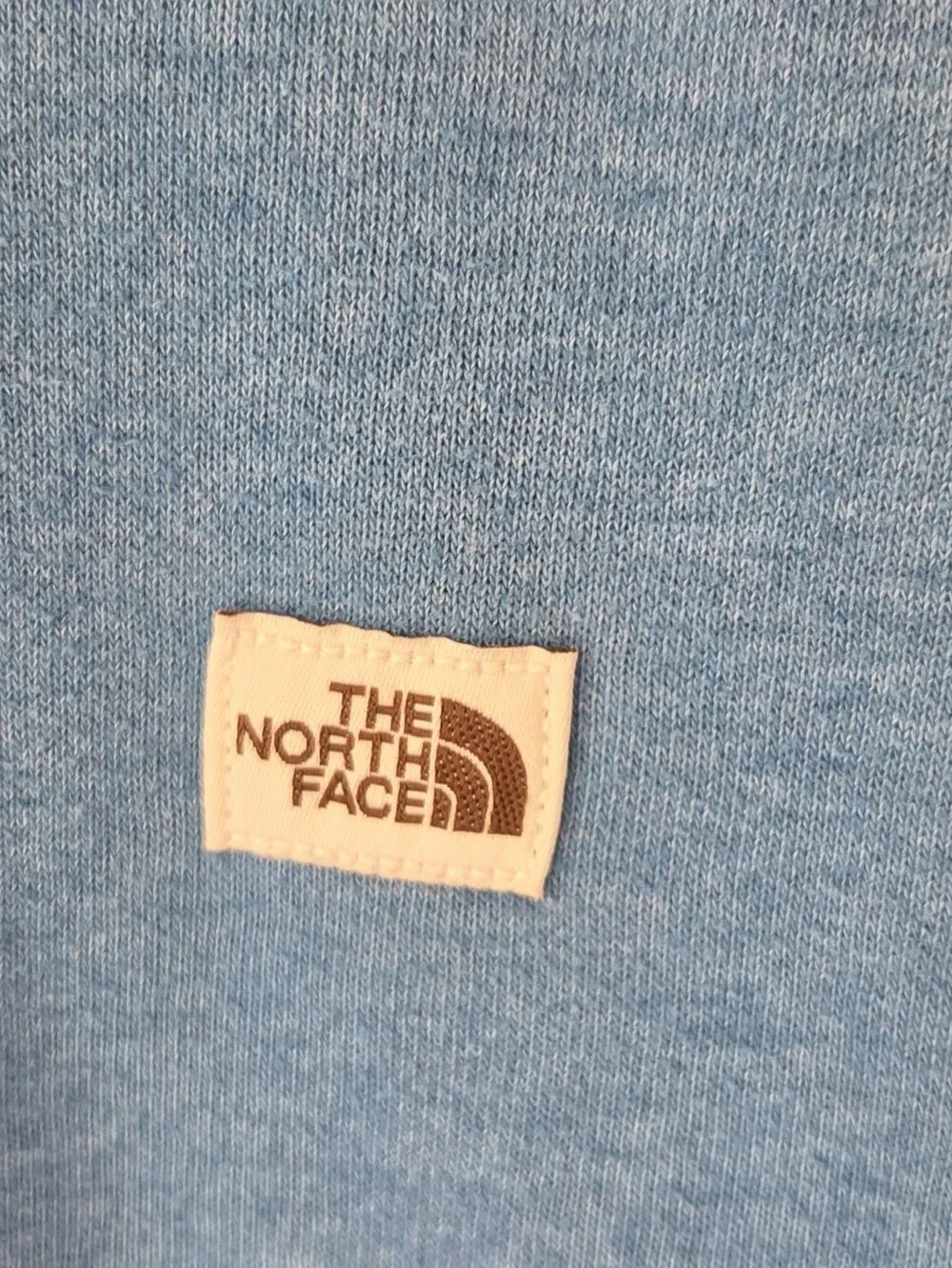 The North Face Mens Teal Crewneck Sweatshirt, Patch XL